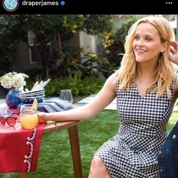 Draper James Gingham Love Circle A Line Dress - Picture 5 of 15